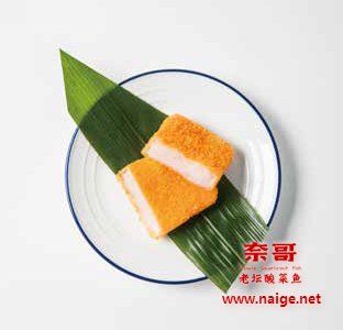 奈哥酸菜鱼小食：鲜脆鳕鱼饼
